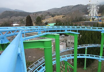 秋吉台サファリランドスーパーコースター塗替え工事