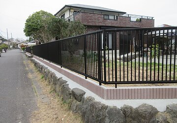 美祢市B様邸フェンス設置工事